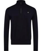 Morris Stockholm Brian Half Zip Mand Old Blue Turtlenecks Str L - hos ...