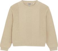 Huttelihut Pullover Knit Str 128 - Cement Skjorter Bomuld hos Magasin