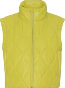 MDK Edinburgh Everyday 100% Leather Quilted Vest Kvinde Sulphur Spring...