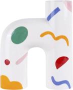 Que Rico Vase Paula - Confetti Party Multi Str 20 x 7,5 x 23,8 cm - Va...