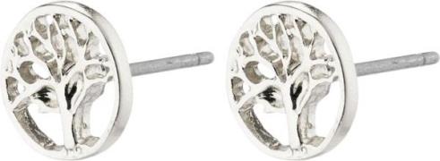 Pilgrim Iben Recycled Treeof-life Ørestikker Silver-plated One size - ...