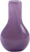 Kodanska Flow Vase Mini Purple With Stribes Str 15x8 cm - Vaser Glas h...