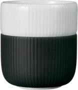 Royal Copenhagen Fluted Contrast Mug 35cl Anthracite Antracit Str H: 9...