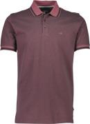 Lindbergh Cotton Pique Polo S/S Mand Rød Kortærmede Poloer Str L - hos...