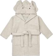 Liewood Lily Elephant Bathrobe Str 1/2Y - Sandy Morgenkåber hos Magasi...