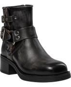 Pavement Zevil Vintage Kvinde Black Matte Cowboy & Biker Str 40 - Læde...