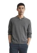 Marc O’Polo Polo Pullover Longsleeve Mand Graphite Grey Melange Langær...