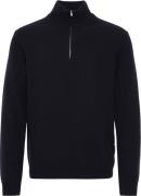 Casual Friday Cfkarl Halfzip Lambswool Knit Mand Dark Navy Cardigans R...