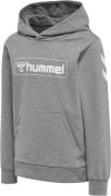 Hummel Hmlbox Hoodie Str 8 år / 128 cm - Grå Hættetrøjer hos Magasin