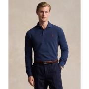 Polo Ralph Lauren Custom Slim Fit Mesh Polo Shirt Mand Spring Navy Hea...