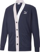 Puma Tennis Club Cardigan Mand Peacoat Cardigans Str L - Polyester hos...