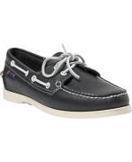 Sebago Docksides Portland Mand Navy Sejlersko Str 41 - Læder hos Magas...