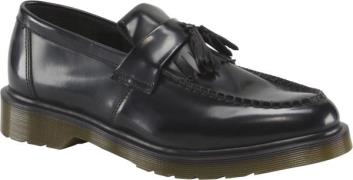 Dr. Martens Adrian Black Polished Smooth Kvinde Black Loafers Str 41 -...