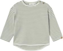 Lil' Atelier Nmmgeo ALK LS RLX TOP LIL Str 92 - Green Tint Skjorter ho...