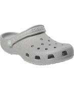 Crocs Classic Glitter Clog Kvinde Silver/glitter Slip-ins Str 41-42 - ...