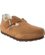 Birkenstock London VL Shearling Tea Kvinde Brown Hjemmesko Str 40 - ho...