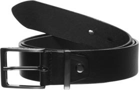 Les Deux Walker Leather Belt 85 - Bælter Denim hos Magasin