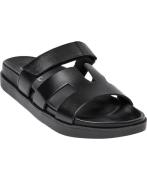 Shoe Biz Vino Vaqueta Kvinde Black Flade Sandaler Str 40 - hos Magasin