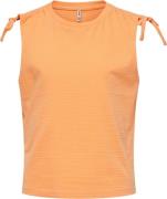 ONLY Kogolivie S/L String TOP JRS Str 134/140 - Orange Chiffon Toppe h...