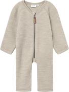 Name It Nbfwmino Wool BRU LS Suit Noos Str 92 - Pure Cashmere Køredrag...