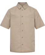 Magasin Dante Shirt GRS Mand Plaza Taupe Kortærmede Skjorter Str L/42