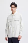 Casual Friday Cfaugusto 0127 Linen mix Overshirt Mand Light Sand Overs...