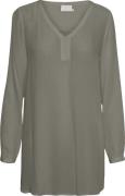 Kaffe Amber Vneck Tunic Kvinde Smoked Pearl Tunikaer Regular Fit Str 4...