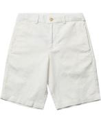 Polo Ralph Lauren Straight Fit Linencotton Short Str 8 / 8 år - Hvid S...