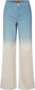 Stine Goya Sgjoelle, 1998 Denim Kvinde Ocean Hue Wide Jeans Str 29 Den...