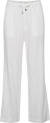 InWear Amosiw Pants Kvinde Pure White Hørbukser Relaxed Fit Str 40 - h...