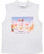 LMTD Nlfhekpen SL Short R Turtleneck TOP Str 122-128 - Bright White/ph...