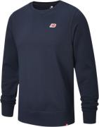 New Balance Small Logo Crewneck Sweatshirt Kvinde Eclipse Sweatshirts ...