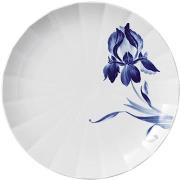 Royal Copenhagen Blomst 17 cm. Tallerken Iris Hvid Str 27 cm - Kage & ...