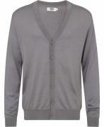 Magasin Morgan 3 100% RWS Merino Wool Mand Ultimate Gray Cardigans Str...