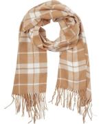 Magasin Nepoleon Scarf Camel Check 190x35cm Halstørklæder