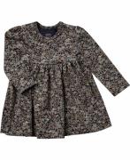 Magasin Cara 3 Baby Dress Organic Gots Str 92 Blue Flower Kjoler Bomul...