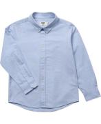 Magasin Teis Oxford Shirt Gots Str 4 Light Blue Skjorter Bomuld