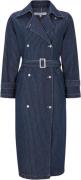 Soft Rebels Srbalsam Trenchcoat Kvinde Medium Blue Trenchcoats Str M -...