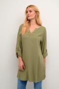 Cream Crventa Tunic Kvinde Oil Green Tunikaer Str 44 - hos Magasin