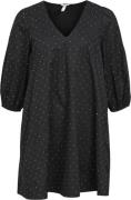 Object Objrigini 3/4 Sleeve Vneck Dress 1 Kvinde Multi Korte Kjoler St...