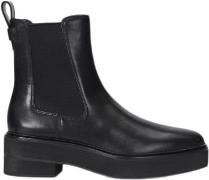 Lauren Ralph Lauren Burnished Calfadrianna-bo-bte Kvinde Sort Chelsea ...