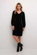 Cream Crpativa Dress Kvinde Pitch Black Midi Kjoler Str L - hos Magasi...