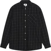 Wood Wood Wwday Check Light Flannel Shirt GOT Mand Charcoal Langærmede...