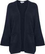 Sorbet Sbcarly Long Cardigan Kvinde Navy Blazer Cardigans Str S/M - ho...