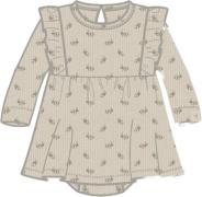 Lil' Atelier Nbflavo EMO LS Body Dress LIL Str 80 - Turtledove/rabbit ...