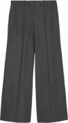 Marc O’Polo Pants, Wide leg, High Waist, Piped Kvinde Deep Grey Melang...