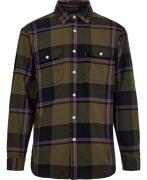 Levi's Jackson Worker Huck Plaid Oliv Mand Multi-color Langærmede Skjo...