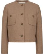 Ba&sh Jacket Meredith Kvinde Camel Overgangsjakker Str L - hos Magasin