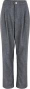 esmé studios Eshera Wool Pants GRS Kvinde Gray Melange Bukser Med Lige...