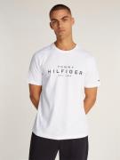 Tommy Hilfiger BIG Hilfiger TEE Mand White Kortærmede T-shirts Str L -...